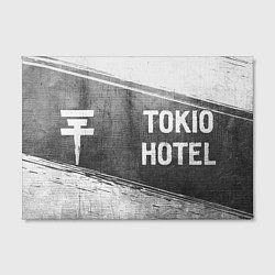 Холст прямоугольный Tokio Hotel - grey gradient по-горизонтали, цвет: 3D-принт — фото 2