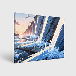 Холст прямоугольный Энергия льда, цвет: 3D-принт