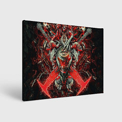 Холст прямоугольный Doom постер к игре, цвет: 3D-принт