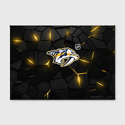 Холст прямоугольный Нэшвилл Предаторз - НХЛ хоккей, цвет: 3D-принт — фото 2