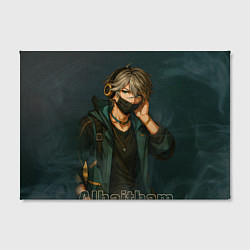 Холст прямоугольный Аль-Хайтам в маске, цвет: 3D-принт — фото 2