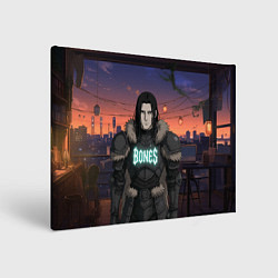 Холст прямоугольный Bones в аниме, цвет: 3D-принт
