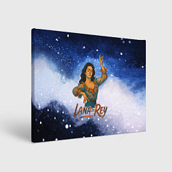 Холст прямоугольный Lana Del Rey танцует, цвет: 3D-принт