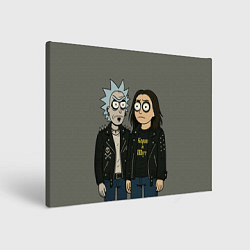 Холст прямоугольный КиШ - Рик и Морти, цвет: 3D-принт