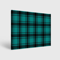 Холст прямоугольный Checkered dark blue, цвет: 3D-принт