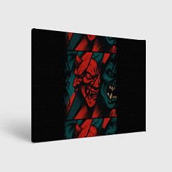 Картина прямоугольная Демоны Oni - нейроарт