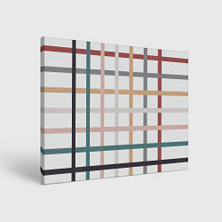 Холст прямоугольный Плетенка пастельная, цвет: 3D-принт