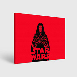 Холст прямоугольный Star wars - Darth Sidious, цвет: 3D-принт