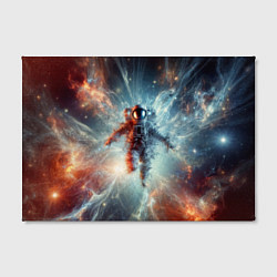 Холст прямоугольный Космонавт в космической туманности, цвет: 3D-принт — фото 2