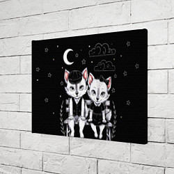 Холст прямоугольный Чёткие волчата, цвет: 3D-принт — фото 2