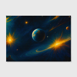 Холст прямоугольный Пространство Вселенной, цвет: 3D-принт — фото 2