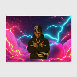 Холст прямоугольный XXXTentacion с цепью, цвет: 3D-принт — фото 2