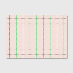 Холст прямоугольный Color white stripes, цвет: 3D-принт — фото 2