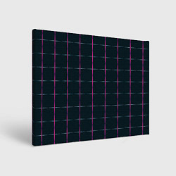 Холст прямоугольный Color black stripes, цвет: 3D-принт
