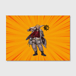 Холст прямоугольный Enjin from Gachiakuta, цвет: 3D-принт — фото 2