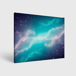 Холст прямоугольный Галактическое сияние небес, цвет: 3D-принт