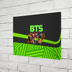 Холст прямоугольный BTS на стульях, цвет: 3D-принт — фото 2