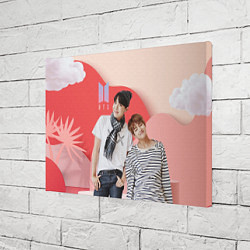 Холст прямоугольный BTS объемный фон сцены, цвет: 3D-принт — фото 2