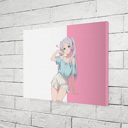 Холст прямоугольный Frieren the sorceress, цвет: 3D-принт — фото 2