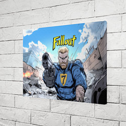 Холст прямоугольный Fallout 7, цвет: 3D-принт — фото 2
