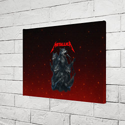 Холст прямоугольный Metallica в виде волков, цвет: 3D-принт — фото 2