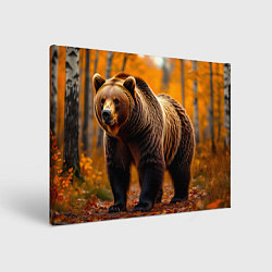 Холст прямоугольный Осенний страж леса, цвет: 3D-принт