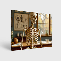 Холст прямоугольный Анатомический скелет, цвет: 3D-принт