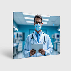 Холст прямоугольный Медицинский специалист, цвет: 3D-принт
