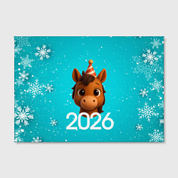 Холст прямоугольный Голова лошадки, цвет: 3D-принт — фото 2