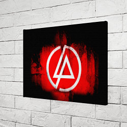 Холст прямоугольный Linkin Park: Red style, цвет: 3D-принт — фото 2