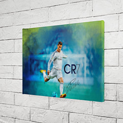 Холст прямоугольный CR Ronaldo, цвет: 3D-принт — фото 2