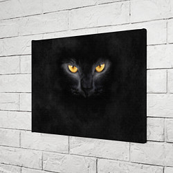 Холст прямоугольный Черная кошка, цвет: 3D-принт — фото 2