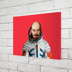 Холст прямоугольный Ленин космонавт, цвет: 3D-принт — фото 2
