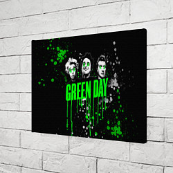 Холст прямоугольный Green Day: Acid Colour, цвет: 3D-принт — фото 2