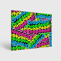 Холст прямоугольный Drop Dead: Acid Pattern, цвет: 3D-принт