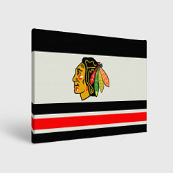 Холст прямоугольный Chicago Blackhawks, цвет: 3D-принт