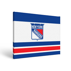 Холст прямоугольный New York Rangers, цвет: 3D-принт