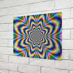 Холст прямоугольный Красочная иллюзия, цвет: 3D-принт — фото 2