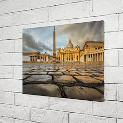 Холст прямоугольный Площадь святого Петра, цвет: 3D-принт — фото 2