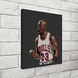 Холст квадратный Bulls 23: Jordan, цвет: 3D-принт — фото 2