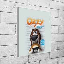 Холст квадратный Ozzy Dog, цвет: 3D-принт — фото 2