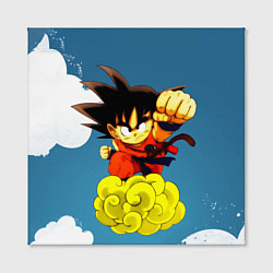 Холст квадратный Small Goku, цвет: 3D-принт — фото 2