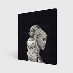 Холст квадратный Die Antwoord: Black Girl цвета 3D-принт — фото 1