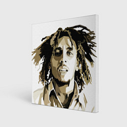 Холст квадратный Bob Marley: Mono, цвет: 3D-принт