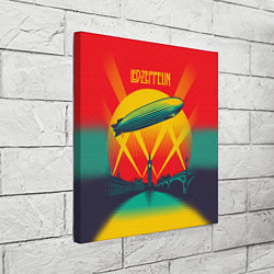 Холст квадратный Led Zeppelin: Hindenburg, цвет: 3D-принт — фото 2