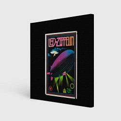 Холст квадратный Led Zeppelin: Angel Poster, цвет: 3D-принт