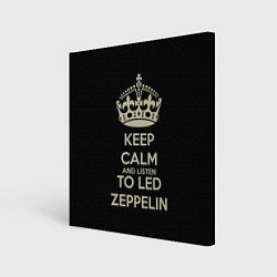 Картина квадратная Keep Calm & Led Zeppelin