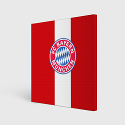 Холст квадратный Bayern FC: Red line, цвет: 3D-принт