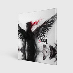 Холст квадратный Dead by April: Black angel, цвет: 3D-принт