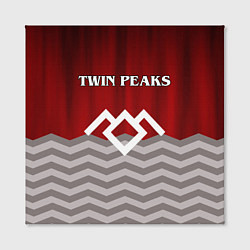 Холст квадратный Twin Peaks, цвет: 3D-принт — фото 2